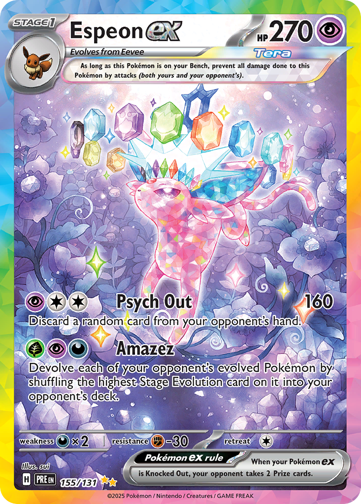 Espeon ex SIR, Prismatic Evolutions